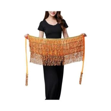 Imagem de Cinto De Corrente Brilhante Para Dança Do Ventre Feminino, Acessório D