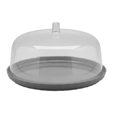 Imagem de Boleira de Plástico para Festa com Tampa Ou Redonda 25cm