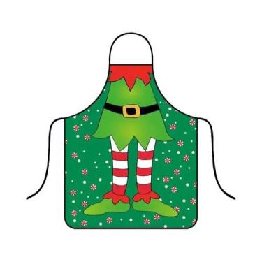 Imagem de Avental De Tecido Não Tecido À Prova De Óleo Para O Papai Noel - Decor
