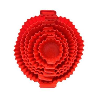 Imagem de Conjunto De 6 Tapetes De Silicone Para Fritadeira a Ar 450 graus Panel