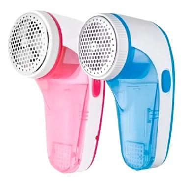 Imagem de Papa Bolinha De Roupa Portátil Pratico Tira Pelos Fiapos Grande Cor:Azul