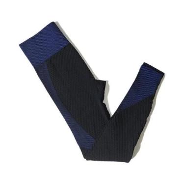 Imagem de Leggings De Fitness Femininas Sem Costura De Cintura Alta Com Controle