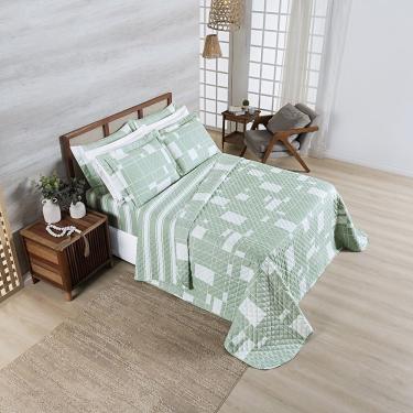 Imagem de Cobre Leito Afeto 400 Fios King 03 Peças 100% Poliéster - Adria