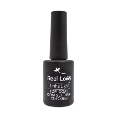 Imagem de Top Coat Com Glitter Para Unhas Linha Light 12ML - Real Love