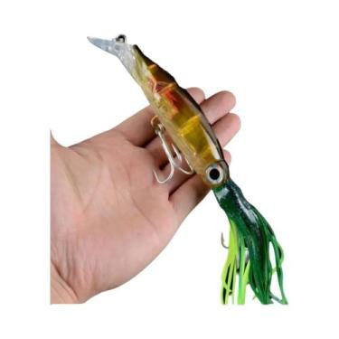 Imagem de Isca Luminosa Para Polvo E Lula 130mm FLYSAND, Wobbler Para Pesca Marí