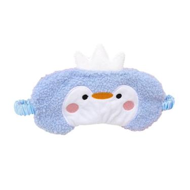 Imagem de Máscara de dormir Cute Penguin Plush Cartoon Máscara de olhos para dormir