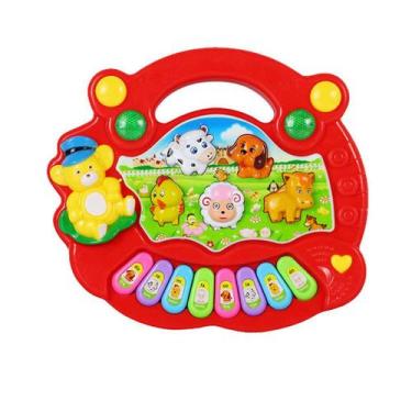 Imagem de Aparelho de piano infantil de 17,5 x 15,5 cm/6,88 x 6,1 pole - Gloome 