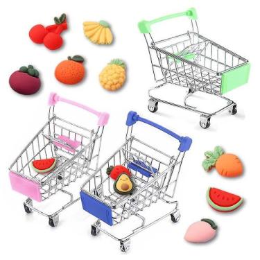 Imagem de Mini simulação de carrinho de compras de supermercado Toys C - Gloome 