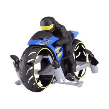 Imagem de Avião de controle remoto pilotando motocicleta terrestre e a - Gloome 