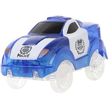 Imagem de Carro eletrônico para brinquedos Magic Track com 5 luzes LED - Gloome 