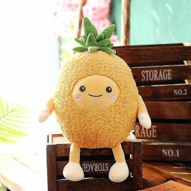 Imagem de Brinquedo macio de simulação de frutas de pelúcia, melancia, maçã e ab