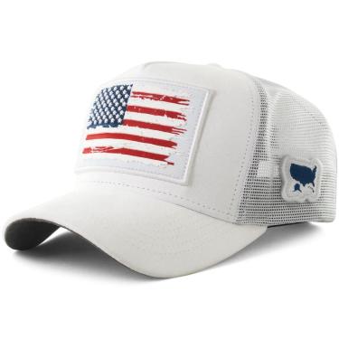 Imagem de Boné Bão Nu Mundo - Estados Unidos - Suede Branco