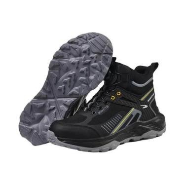 Imagem de Botas De Segurança Masculinas De Cano Alto Com Biqueira De Aço Indestr