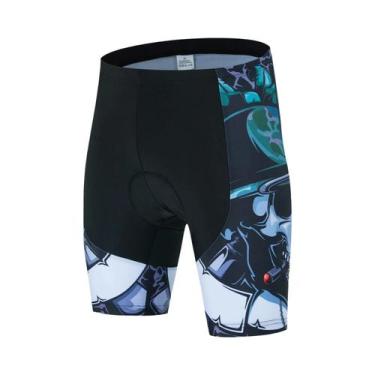 Imagem de Calções de Ciclismo Masculinos para Verão 2023 - MTB, Bib, Gel 19D, BR