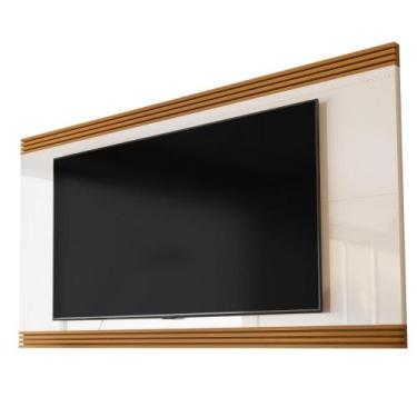 Imagem de Painel Para TV Até 75 Polegadas 2,18m Detalhe Ripado Nex Off White/Mad