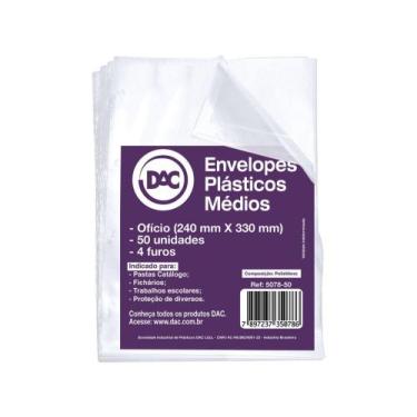 Imagem de Envelope A4 Médio DAC - 5078-50 Transparente 50 Unidades