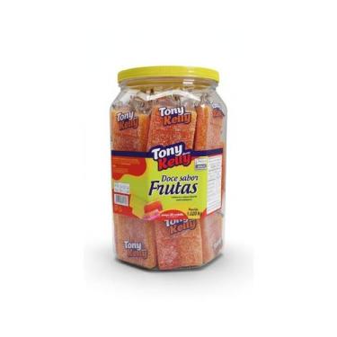 Imagem de Doce Geleia de Frutas Tony Kelly Pote Com 20 Unidades Macio e Saboroso