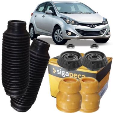 Imagem de 2 Kits Amortecedor Hyundai HB20 HB20S HB20X Par Dianteiro - SIGA PEÇA