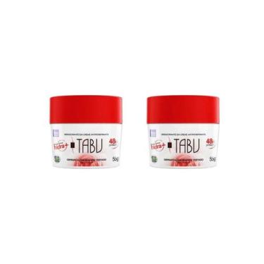 Imagem de Desodorante creme tabu 55g tradicional - kit c/ 2un