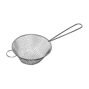 Imagem de Peneira e Coadeira Cônica para Alimentos 2030ARF em Aço Inoxidável 8x26cm Cabo Ergonômico Aramefer
