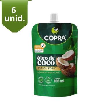 Imagem de KIT 6 Óleo de Coco 100ml Pouch Extra Virgem 100% Natural - Copra