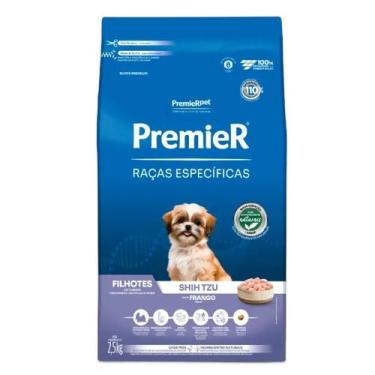 Imagem de Ração Premier Raças Específicas Shih Tzu Cães Filhotes Frango 2,5kg