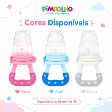 Imagem de Alimentador Bebê Silicone Meses Pimpolho Porta Fruta Neném - Mundo dos