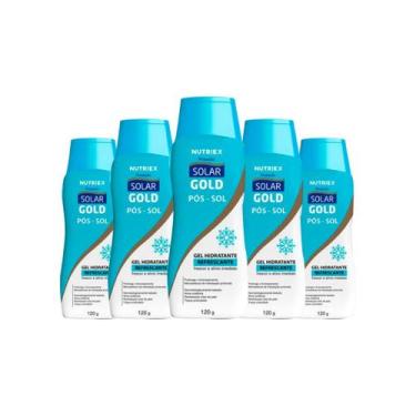 Imagem de Kit 5un Pós Sol Solar Gold Gel Hidratante e Refrescante 120g Nutriex