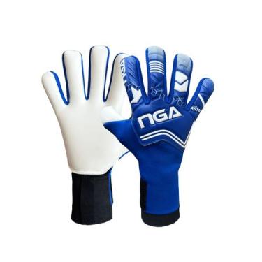 Imagem de Luva de Goleiro Profissional NGA Soccer Astra Látex Natural Corte Nega