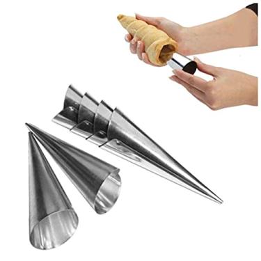 Imagem de Forminha Canudo Para Massa Folhada Kit Com 12 Unid. Alumínio