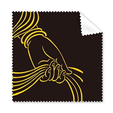 Imagem de Lenço de mão Culture Religion pano de limpeza para tela de telefone limpador de óculos 5 peças