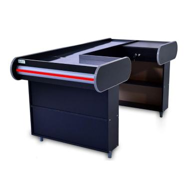 Imagem de Check Out 180 Dark Preto Artlux Corredor Inox Padrão F Verme