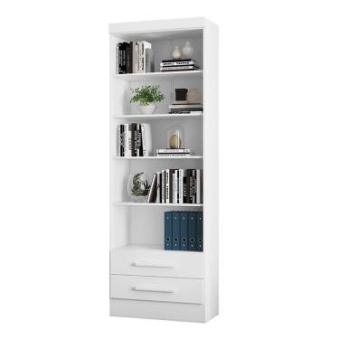 Imagem de Estante Livreiro 3420 Branco Qmovi