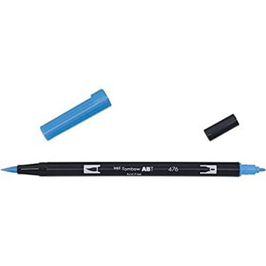 Imagem de Tombow Pincel duplo - 476 – Pincel marcador de ponta dupla – Ciano