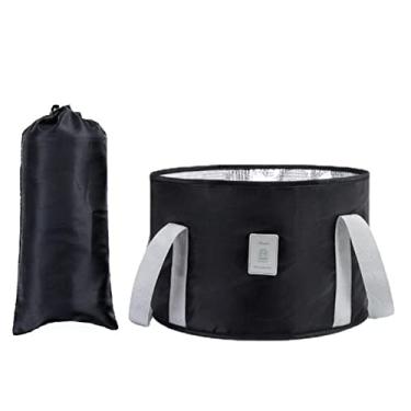 Imagem de Bacia dobrável para pés - Pé Dobrável com Isolamento Térmico Imersão Pés Viagem Portátil,Pés imersão portátil spa para pés em casa bacia pedicure acampamento A/r