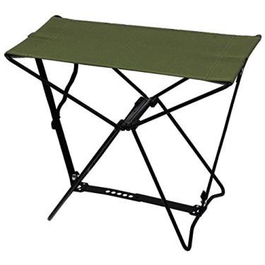 Imagem de Rothco Banqueta dobrável para acampamento, verde-oliva