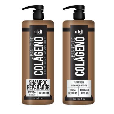 Imagem de Shampoo E Tratamento De Reconstrução Colágeno 1Litro Widi - Widi Care