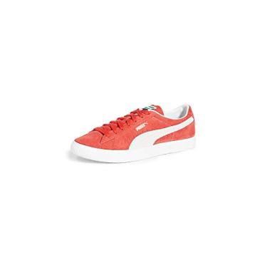 Imagem de PUMA Suede Vintage High Risk Red/PUMA White Masculino 42, Feminino 12 Médio, Vermelho de alto risco, branco PUMA, 12 Women/10.5 Men