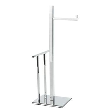 Imagem de Papeleira De Chão Quadrada Para Revista Inox - 4028 - Ed Metal