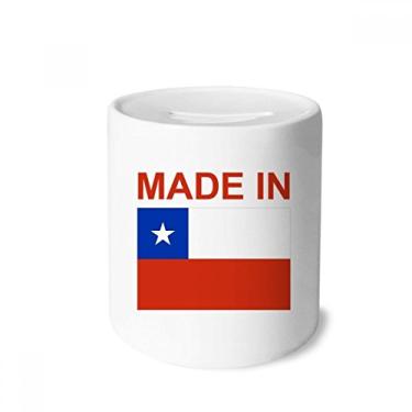 Imagem de DIYthinker Caixa de cerâmica feita no Chile Country Love Money Box para presente de cofrinho