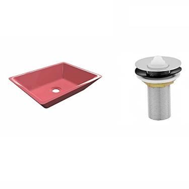Imagem de Kit Cuba RT45 C/Válvula Metal 1'' (2,6cm) Rosa