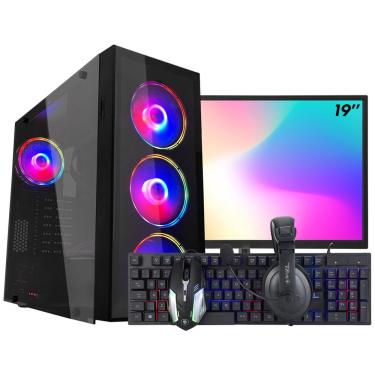 Imagem de Pc Gamer Completo Ark Monitor 19 + Intel Core i7 860 8GB gt 730 4GB ssd 120GB Windows 10 Pro Combo Gamer