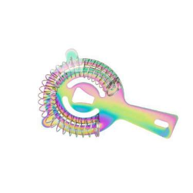Imagem de Coador Strainer De Gelo Profissional Aço Inox Frutacor Barman Bebidas 
