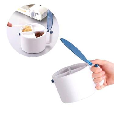 Imagem de Pote Porta Tempero Condimento C/ Divisórias Colher Cozinha - PANDU