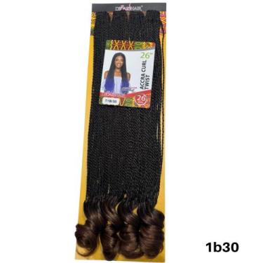 Imagem de Cabelo Afro Curl Twist Cacheado Cachos Na Ponta Boho Crochet - bbless,