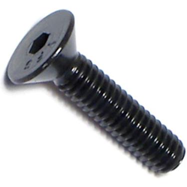 Imagem de Hard-to-Find Fastener 014973305710 Parafusos de tampa de soquete plano, 8-32 x 3/4, peça-100