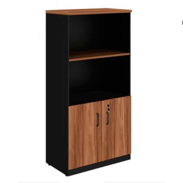 Imagem de Armário Alto Semi-Aberto - 1,61x0,80x0,45m - WORK START - NOGAL SEVILH