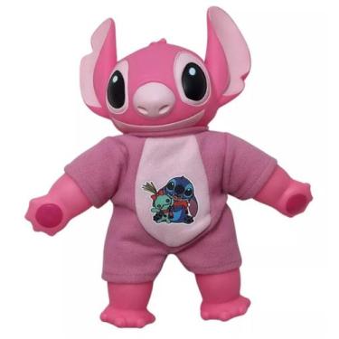 Imagem de Boneco Pelúcia Lilo Stitch cabeça emborrachada bem fofinho com 33cm - 