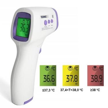 Imagem de Termômetro  corporal digital infravermelho bebê e adultos - Home Goods