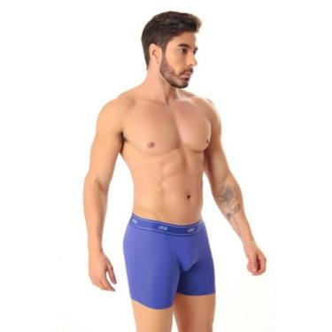 Imagem de Cueca boxer box microfibra poliamida - ALTIÊ, Azul, P